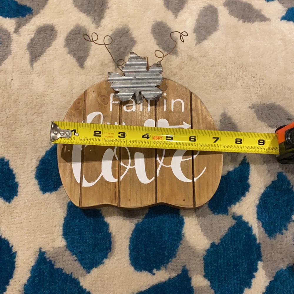 Set of 2 rustic wooden fall decor - Picture 7 of 8